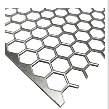 Manufacturer Price Stainless Steel Hexagonal Hole Sheet Perforated Metal Mesh