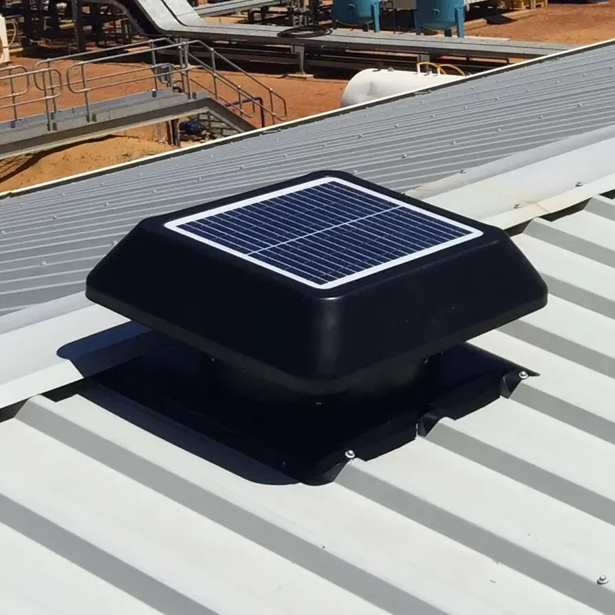 Solar Attic Fan, 40W, HVAC, Axial, Roof - detail 38