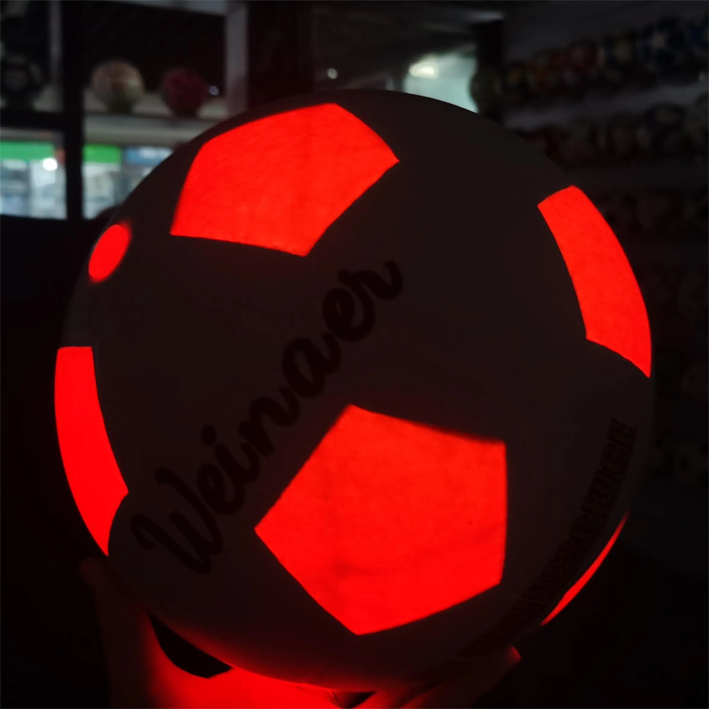 Size 5 Luminous Light Up Glow In The Dark Led Glowing Soccer Ball Usb