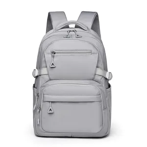 Hot Selling Large Capacity Laptop Backpacks Unisex Zipper Nylon Backpacks High Quality Simple Student Backpack