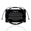 To my husband black-label code bracelet