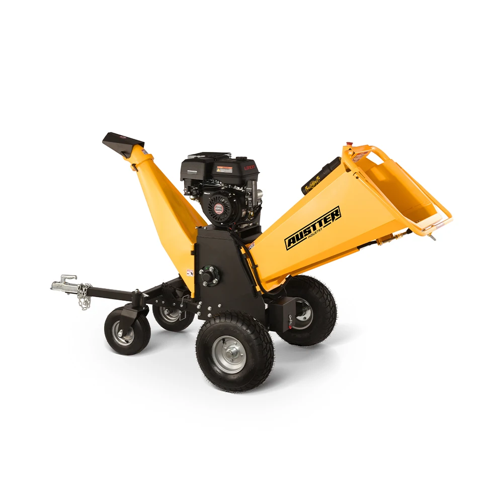 AUSTTER Chinese Waste Wood Pallet Chipper Gasoline Wood Chipper Shredder  for Home Industry Farm, image size:1000x1000