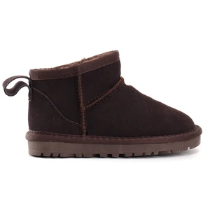 Genuine Leather Top Quality Children's Designer Shoes Wholesale Fashion Winter Footwear for Kids New Ankle Warm Girls Snow Boots