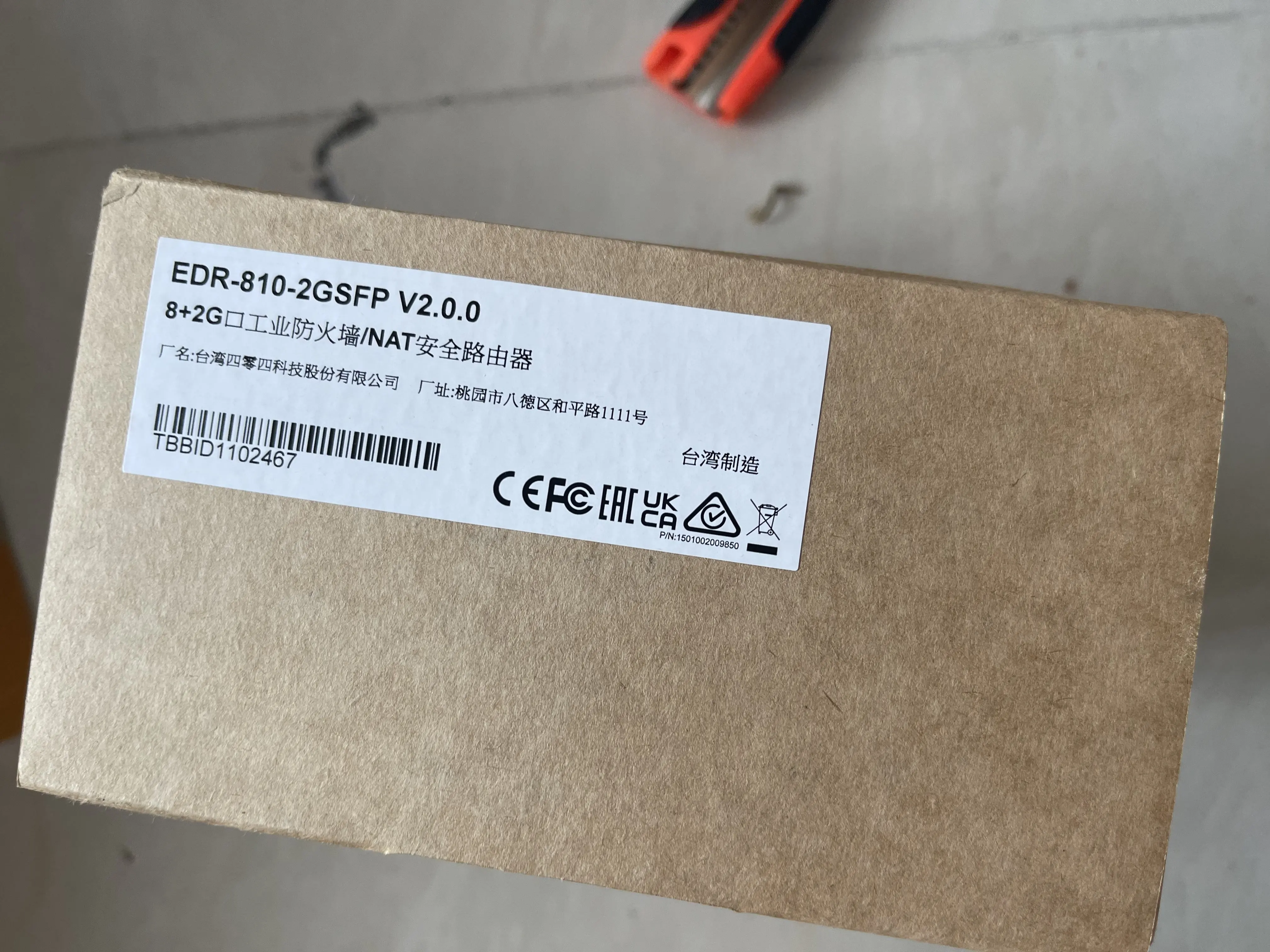 MOXA Industrial Firewall Router EDR-810-2GSFP MOXA Industrial Firewall Router EDR-810-2GSFP