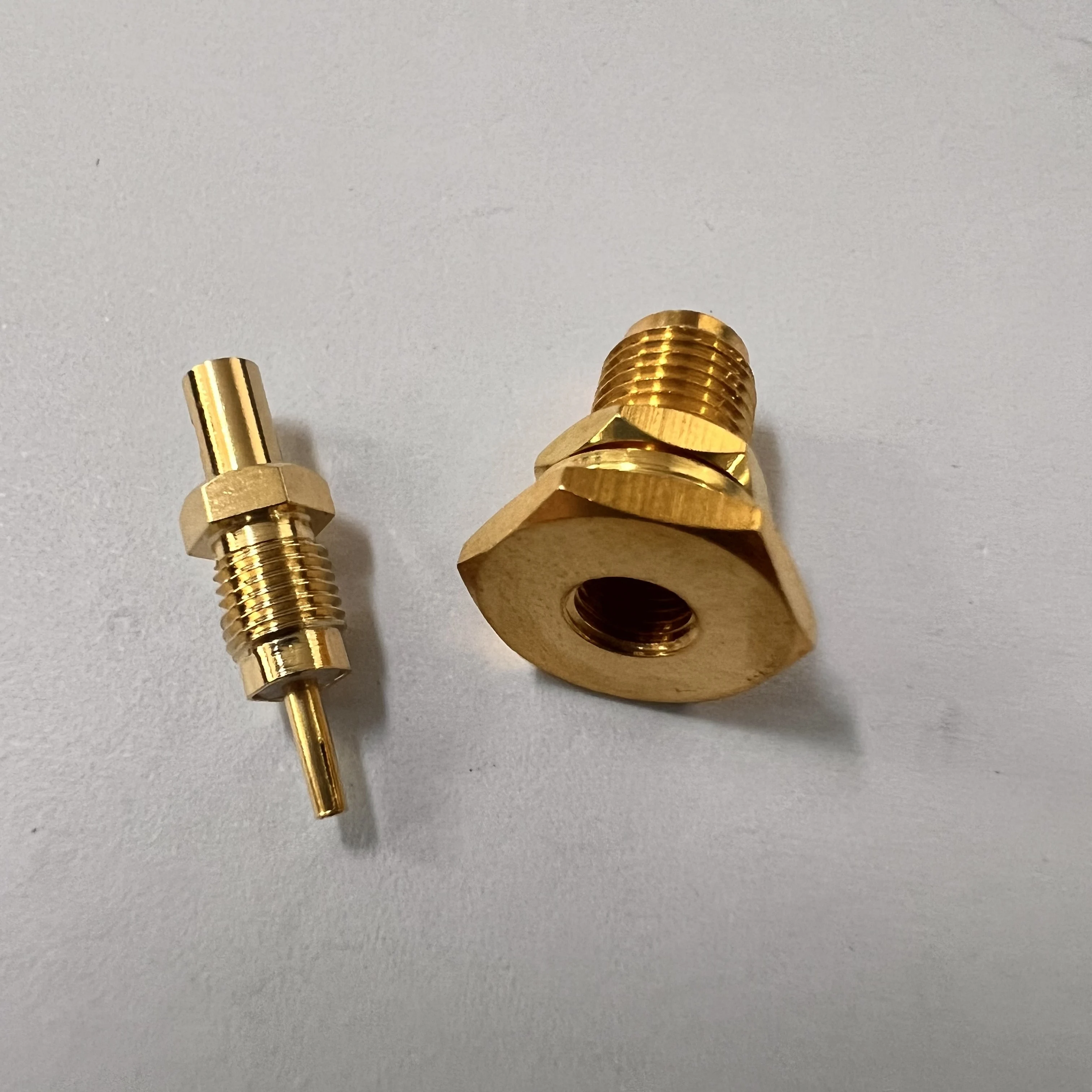 product accept custom design sma ky178 connector waterproof all brass female sma connector with thread-0