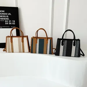 The Newly Arrived Large-capacity Popular Women's Handbag Top Single-shoulder Bag Canvas Bag for Girls' Classes