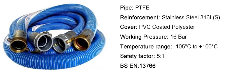 Chemical Transfer Hose Flexible 2inch 3inch 4inch 6inch Offloading Hose