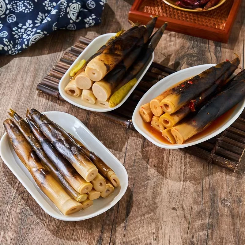 Qian Qiu Bamboo Shoot Spicy Pickled Hand Peeled Bamboo Shoots Buy