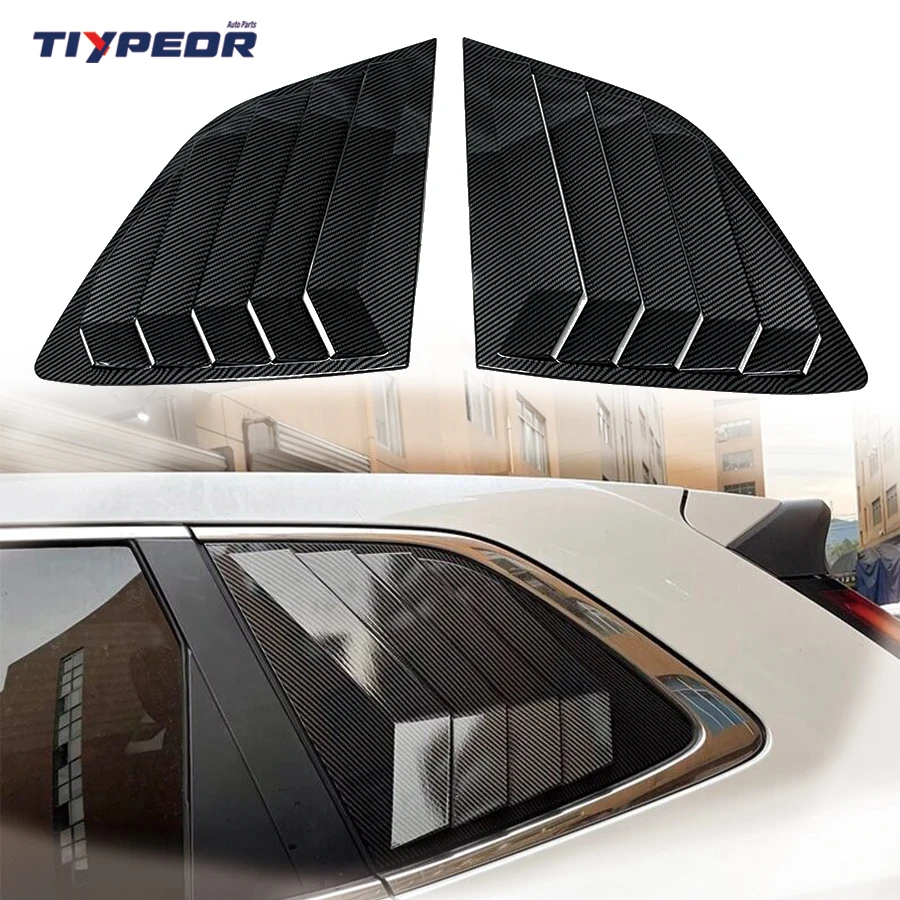 product car exterior rear carbon side window louver shutter for honda cr v crv 2023 auto kits parts accessories modify-4