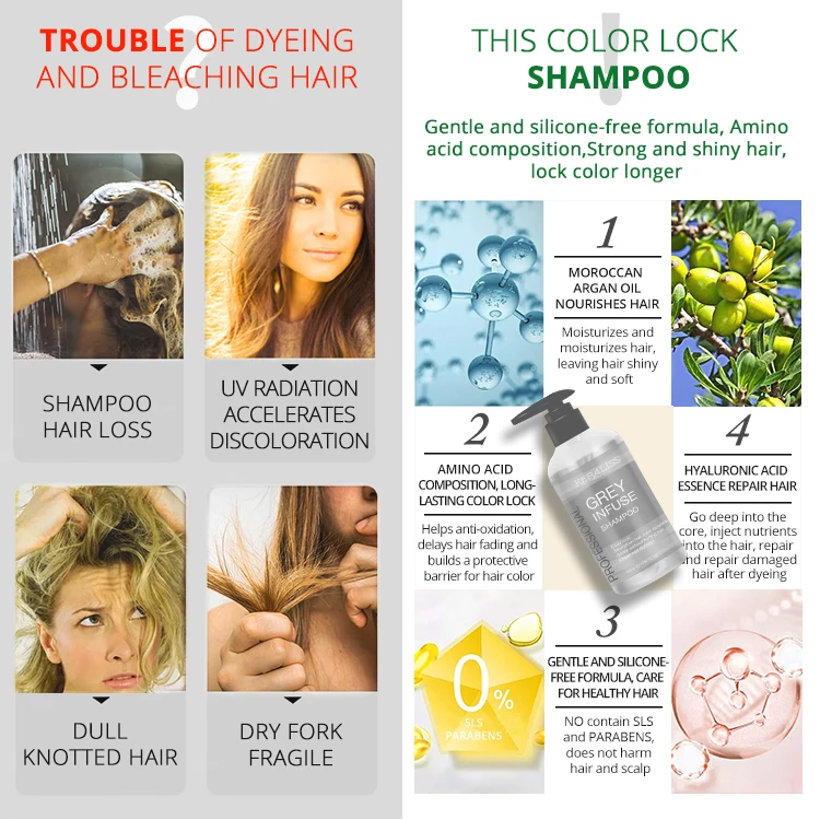 Кондиционер для волос, фруктовая маска, защита, лечение, защита, краска, цветные аминокислоты, фиксирующий цветной шампунь