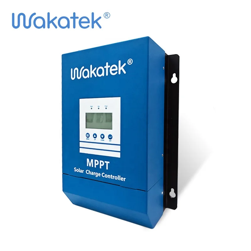 WAKATEK  MPPT Solar Charge  Controller 60a 100a 120a Ac Dc Hybrid Solar Charge Controller