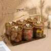 Six-piece round sealed container