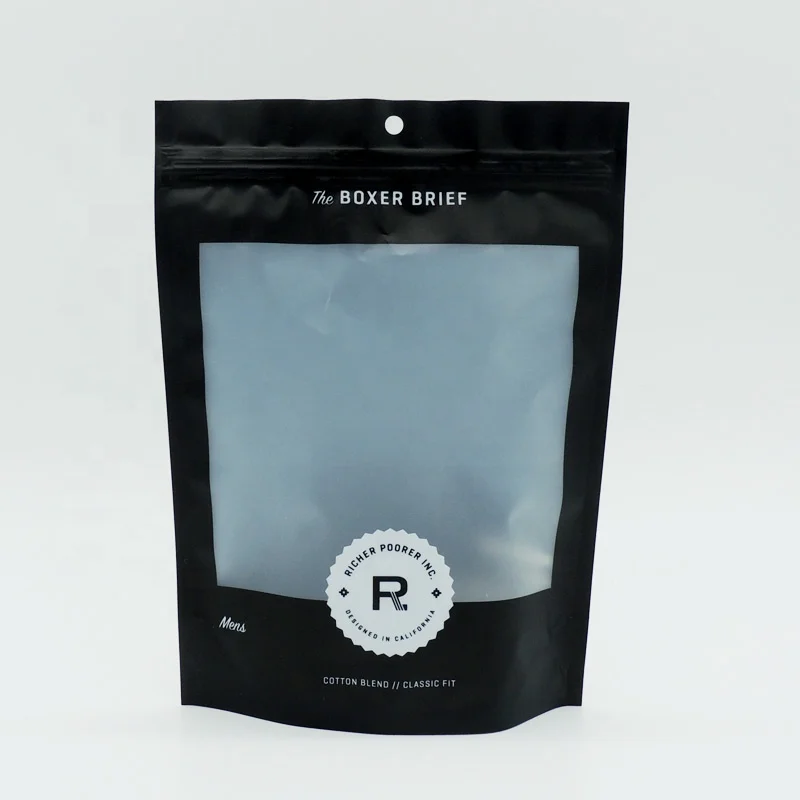 Cheaper Samples in Stock Stand up Pouches Ziplock Stand up Pouch Zipper Bag with Window Food PE Snack Bag Gravure Printing