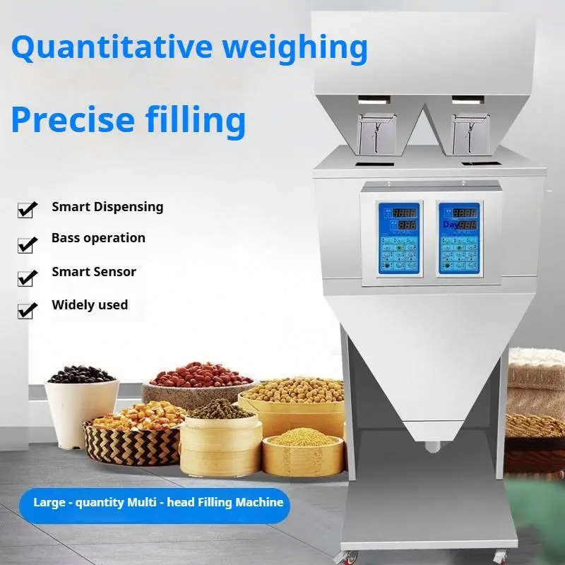 TEBAK Best Coffee Pellet Powder Tablet Fill Spice Digital Control Particle Grain Weighting Filling Packing Filling Machine