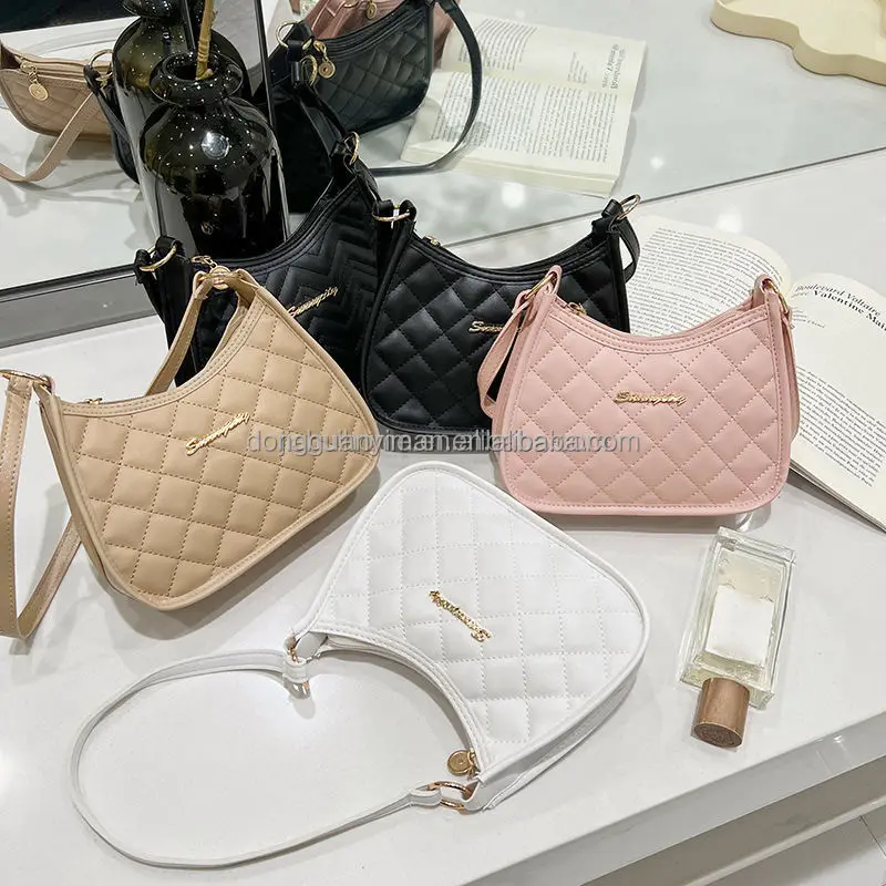 Designer Saddle Shoulder Bags Women's Vintage PVC PU Shoulder Bag for Travel Customize Logo Purse Crossbody Bag Handbag