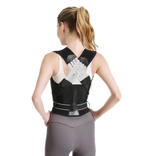 Manufacturer Wholesale Adjustable Lumbar Back Brace Support Shoulder Corrector Posture Corrector