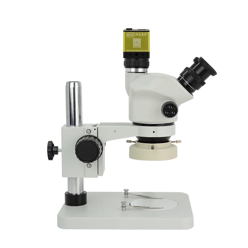 Trinocular Video Microscope for Biological Cells and Bacteria Observations Optical Machine Maintenance Binocular Microscope
