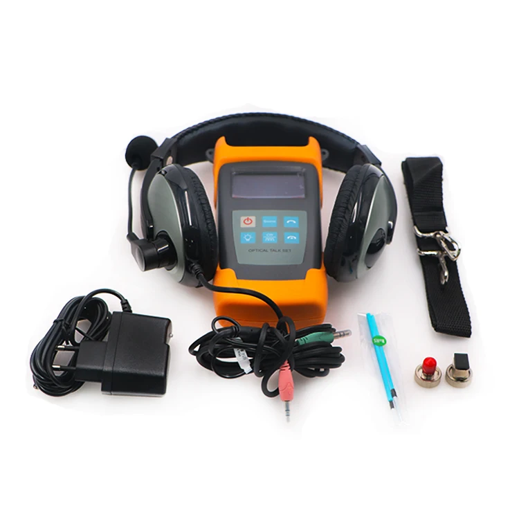 FCST080402 80KM Handheld Digital Optical Fiber Talk Set For Operations Of Installation CATV FTTH Optical Testing Maintenance