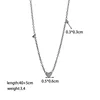 xkn0209 collana mini love in acciaio