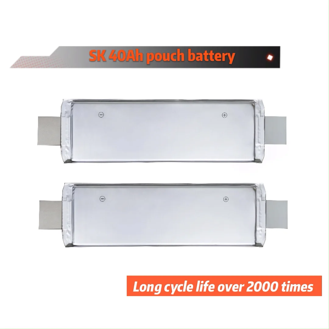 High Quality Sk 3.7v 40ah Linmc Lithium Ion Pouch Lipo Polymer Battery Cell For Ev Battery Pack