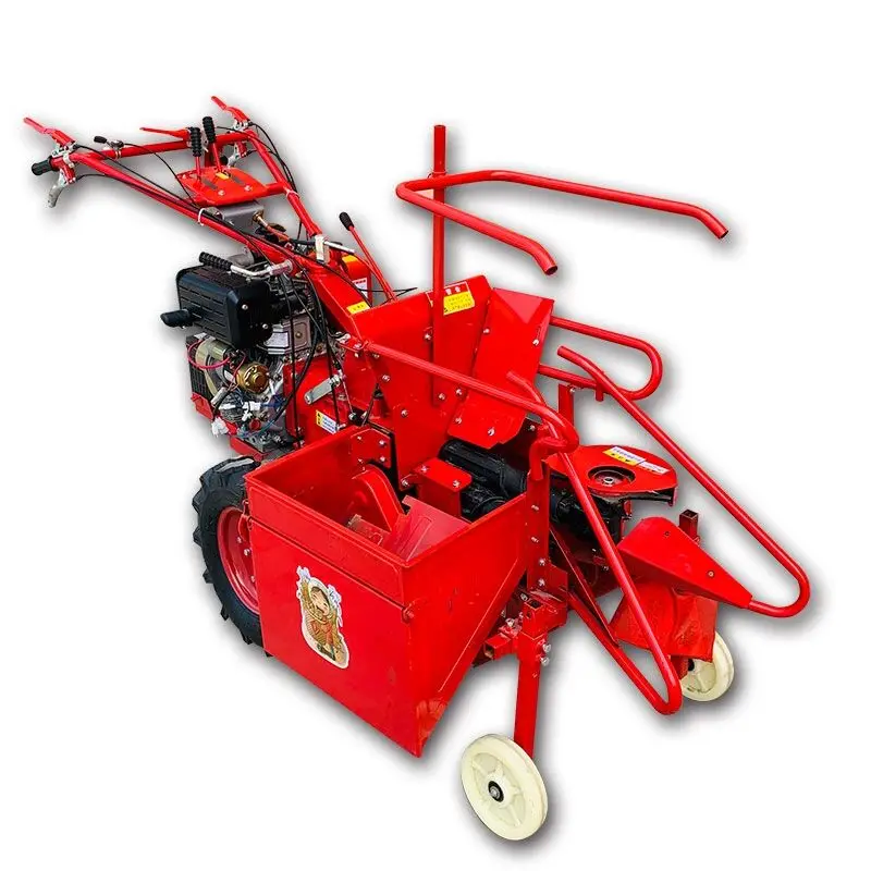 Mini Corn Picking Machine Combine Corn Harvest Maker Self Propelled Corn Picker
