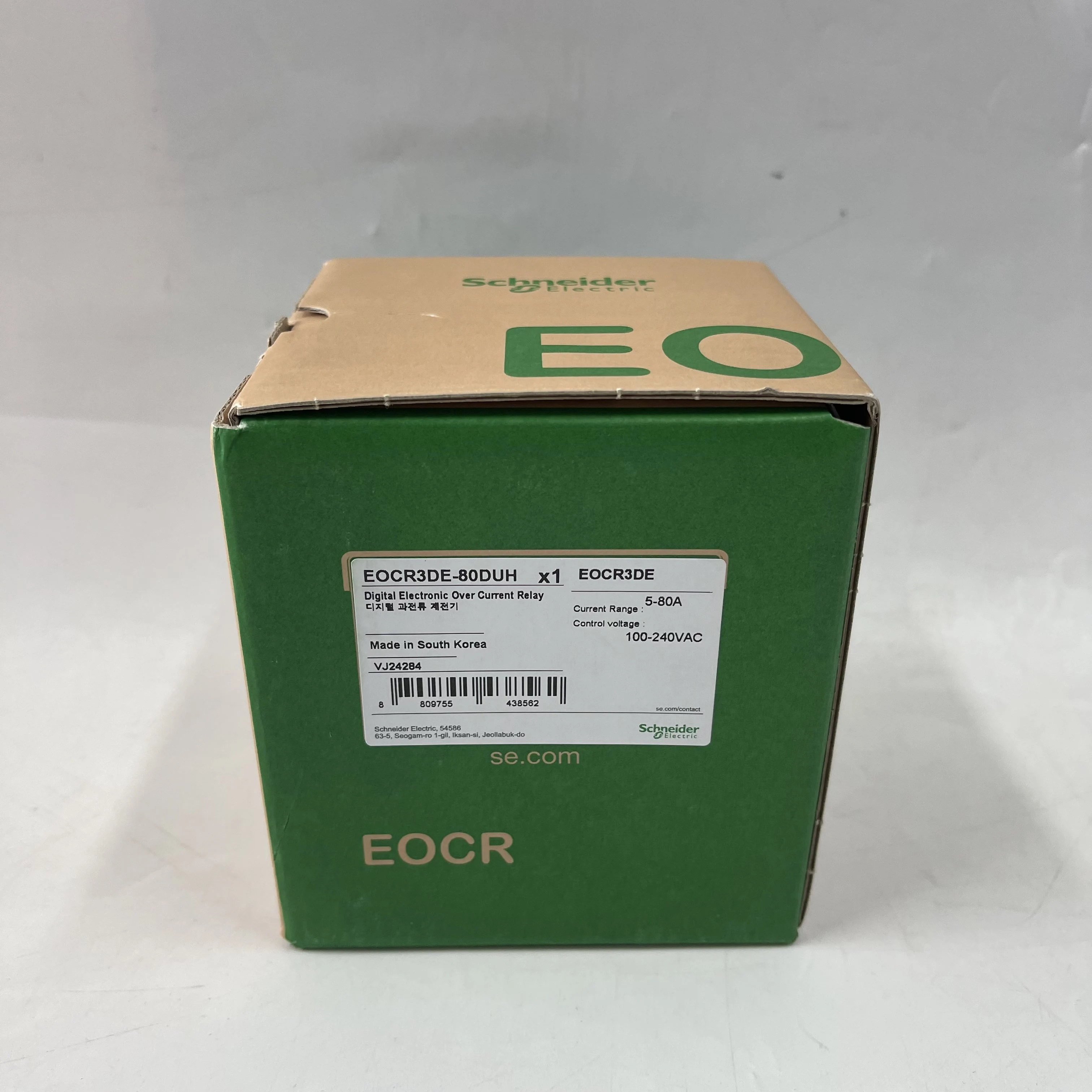 Schneider Digital Electronic Overcurrent Relay EOCR3DE-80DUH Schneider Digital Electronic Overcurrent Relay EOCR3DE-80DUH
