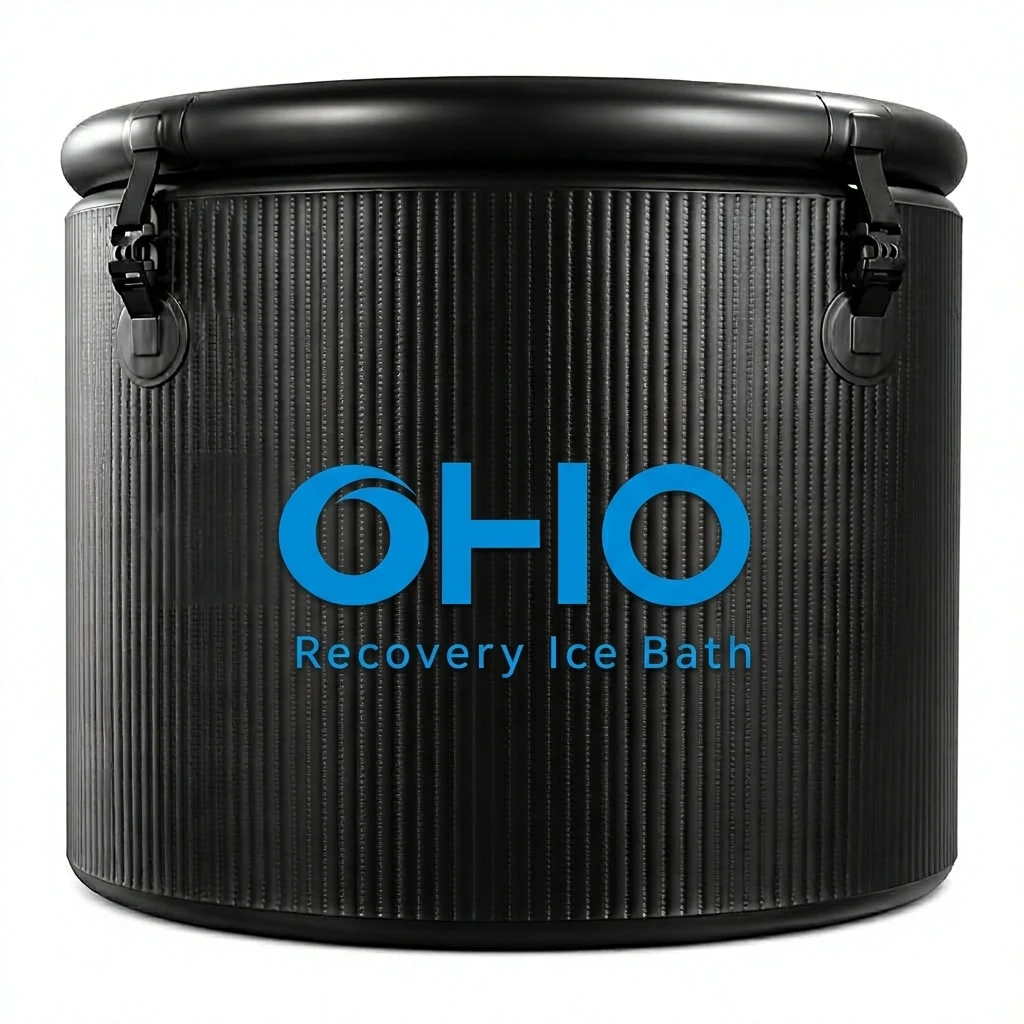 Cold Plunge Tub Foldable Easy Install Indoor Outdoor Portable Ice Bath Immersion Therapy Durable Multi-Layer Wall Insulated