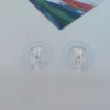 Round 5cm clear plastic large bend hook
