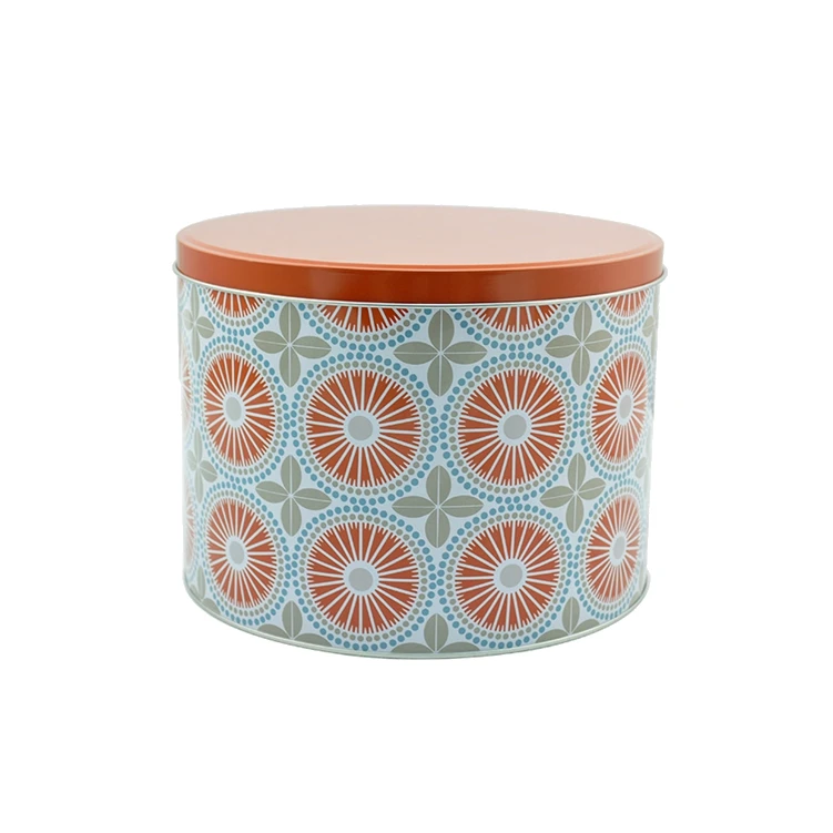 Big Round Cookie Biscuit Tin Box