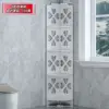4-tier corner shelf, four-leaf clover style - 120cm high