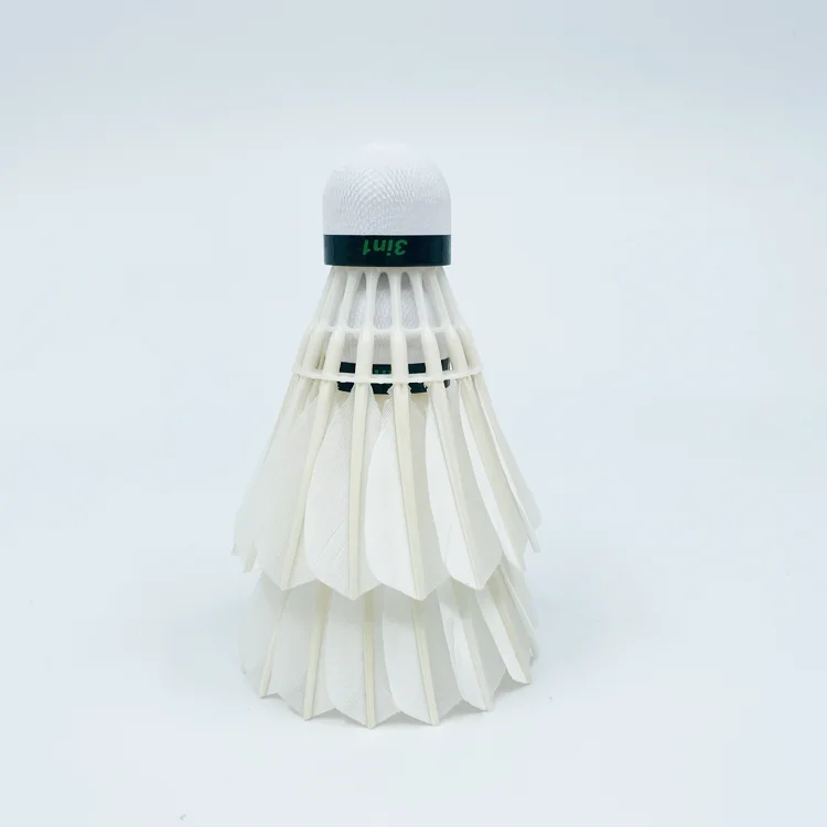 Factory Supply Most Durable Class A Natural Goose Feather 3in1 Badminton Shuttlecock In Dmantis D45