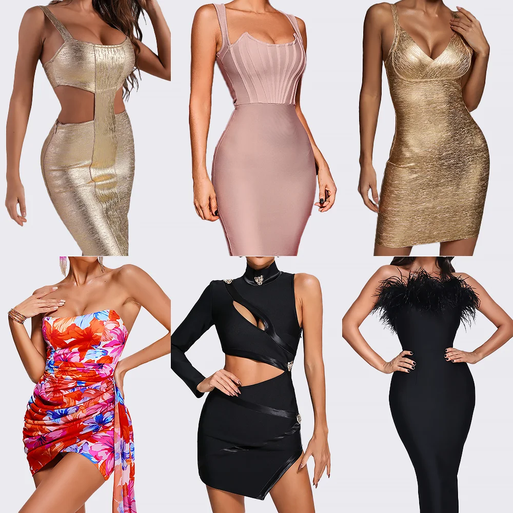 Bella Barnett Wholesale Sexy Elegant Party Dresses Women Cocktail Bodycon  Party Dress for Women