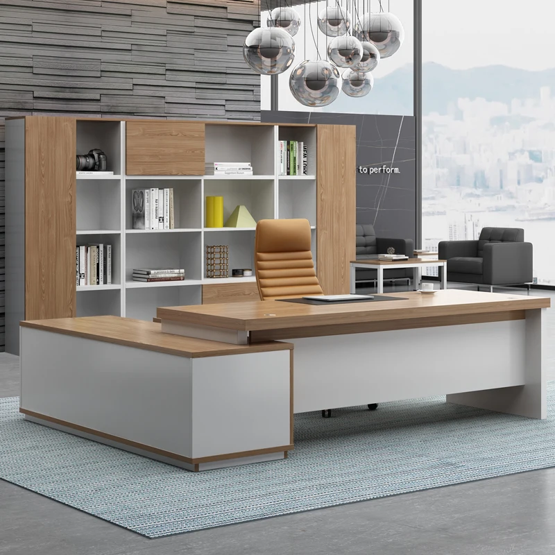 wooden office table modern design ，executive desk High quality