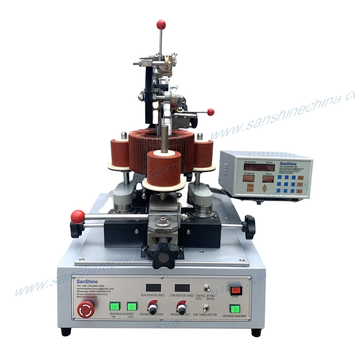 Voltage Stabilizer Toroidal Transformer Coil Winding Machine