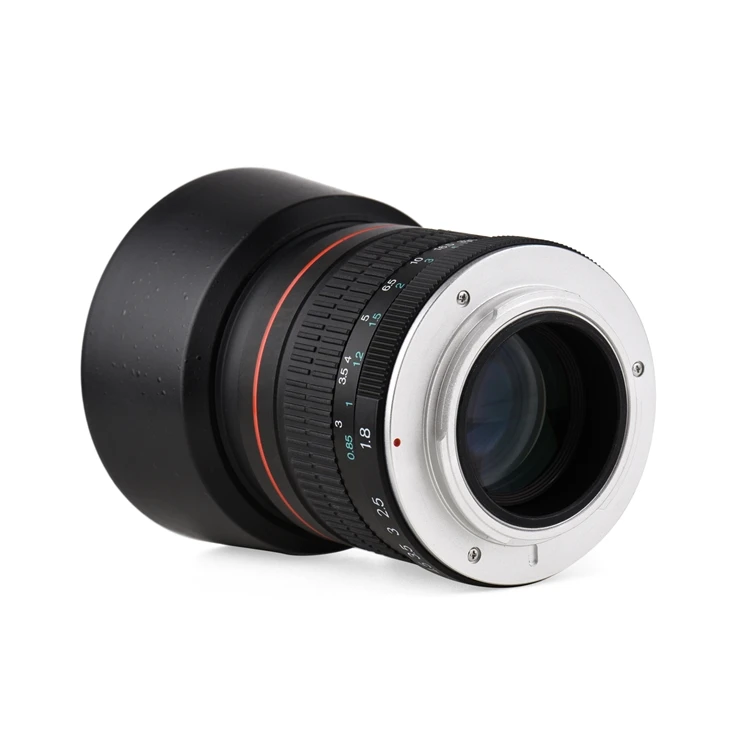 85mm F1.8 Large Aperture Medium Telephoto Full Frame Portrait Camera Lens Manual Focus for Scenery Architecture Product