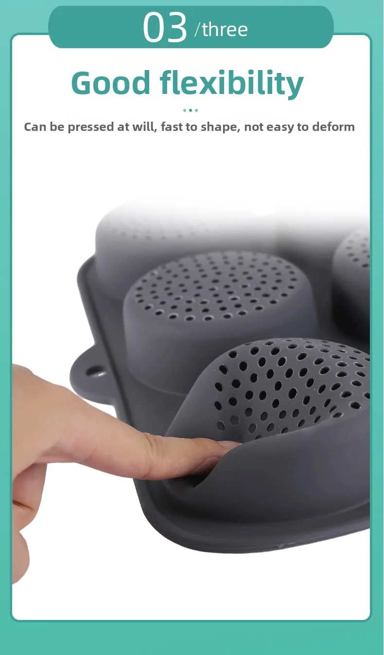 Home DIY Food Grade Silicone Bread Mold Non-Stick Burger Bread Mold Cake Tools supplier
