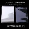 Bianco-67*94mm 35PT-(100 pezzi/confezione)