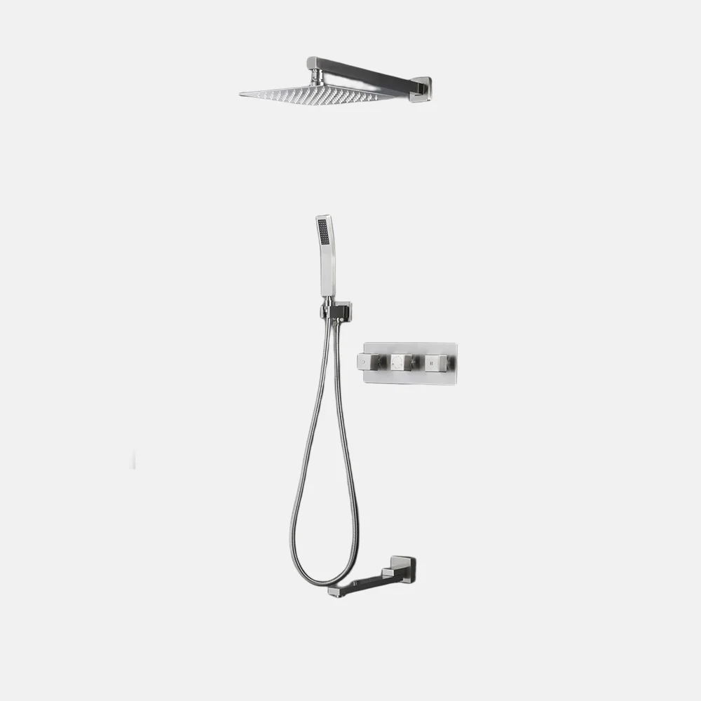 Brushed Nickel Shower Mixer