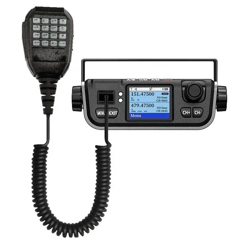 New M520d Dual Band Dmr Digital Mobile Radio 25w Gps Vehicle Mounted 