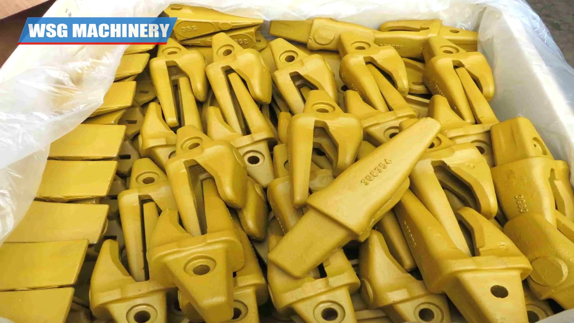20ton Excavator Forged Rock Bucket Teeth 9n4452 Bucket Tooth Adapter ...