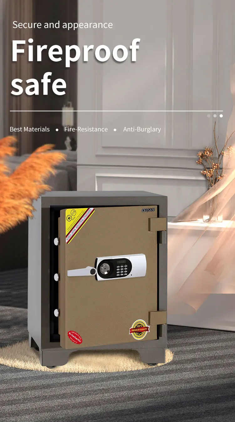 CEQSAFE 2 Hour Home Fireproof Security Safe Box for Sale New Fire Proof Digital Safe details