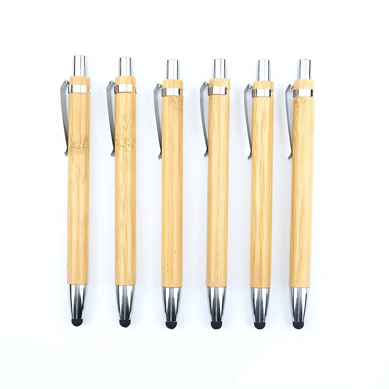 Hot Sale Custom Eco Friendly Advertising Bamboo Stylus Ball Pen With Logo Buy Custom Stylus 5521