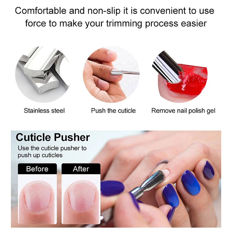 Professional Doublesided Stainless Steel Nail Trimmer Best Cuticle