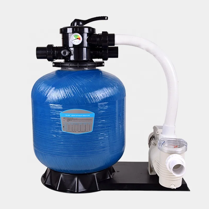 PVC RoHS Certificates Sand Filter With Pump for Swimming Pool Sand Filter System