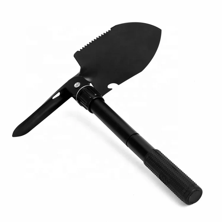 Туристическая тактическая садовая лопата, многофункциональная портативная складная лопата для самообороны и выживания