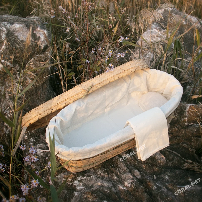 Small Bamboo Caskets And Coffins Biodegradable Pet Casket Eco Coffin