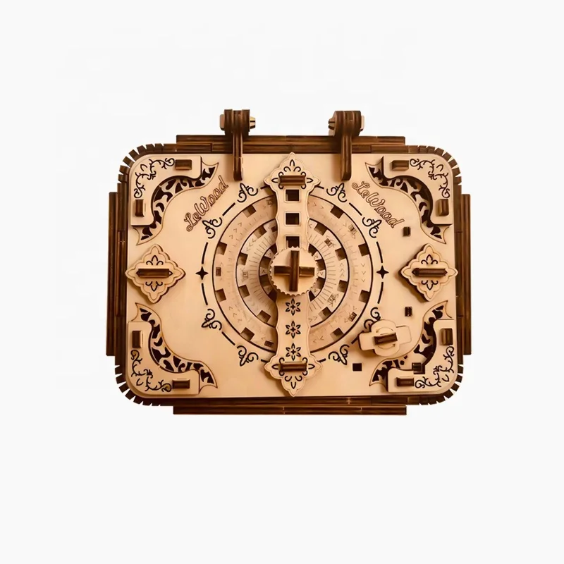 Mysterious Puzzle Box 3D Puzzle Toy Wooden Box Is Suitable for Puzzle Toy Home Decoration 170mm*140,m*84mm