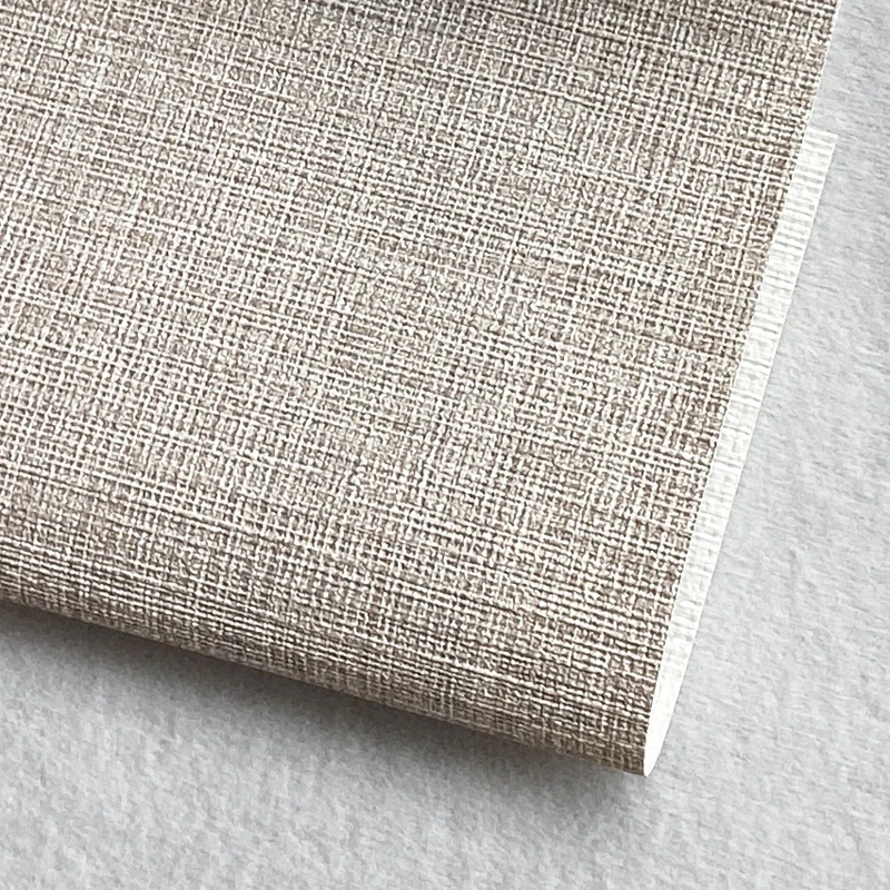 Eco Friendly PVC Wall Paper Cloth Fabric Backed Vinyl Wallpaper Rolls for Home Hotel Interior Wall Decoration
