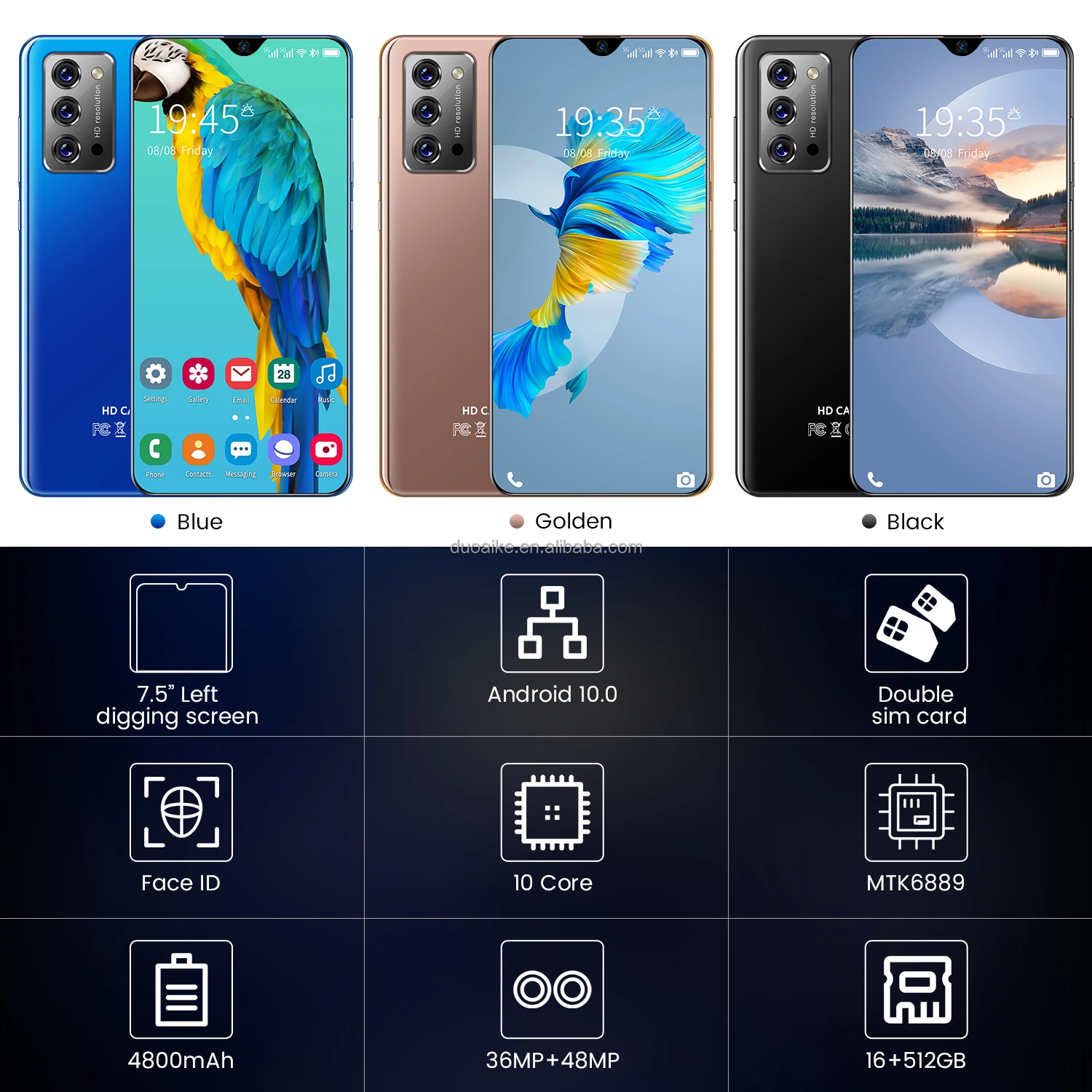 Hot Sale Original Note 30 Ultra 8+256gb Smartphone 6.7 Inch Full Screen ...