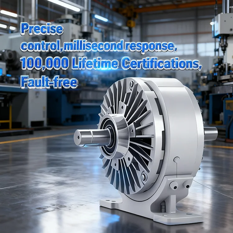 Steel Magnetic Powder Brake Clutch System Automated Torque Adjustment 24V OEM details